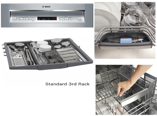 BOSCH 300 Series Dishwasher 24'' Stainless steel